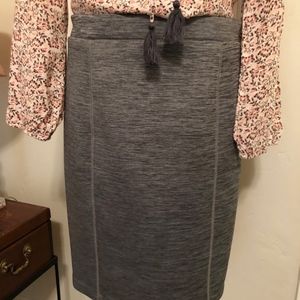 Elle Printed Stretch Pencil Skirt